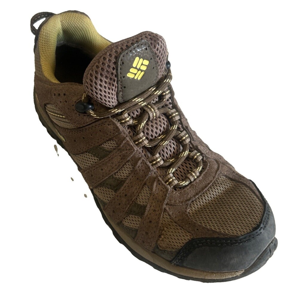 Columbia Redmond Womens Size 8 Waterproof  Low Hiking Trail Suede Mesh Shoes